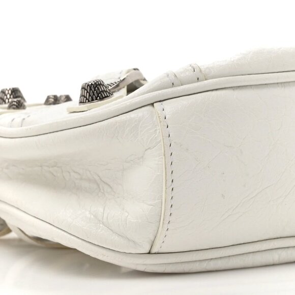 Balenciaga Le Cagole Leather Bag White XS - Picture 10 of 14